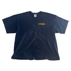 Vintage Tenacious D Shirt Men 2XL Navy Blue High Five Double Side Jack Black Y2K